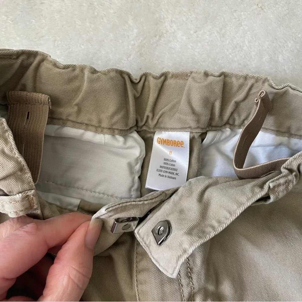 Gymboree boys khaki pants 8